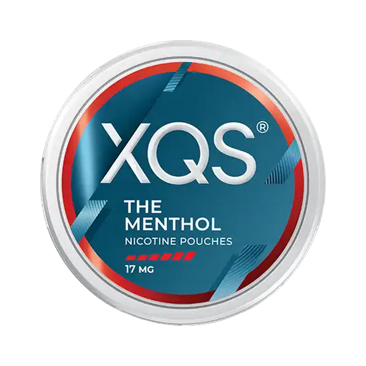 XQS The Menthol 17 mg can, front