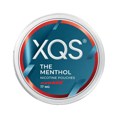 XQS The Menthol 17 mg can, front