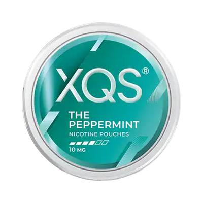 XQS The Peppermint 10 mg can, front