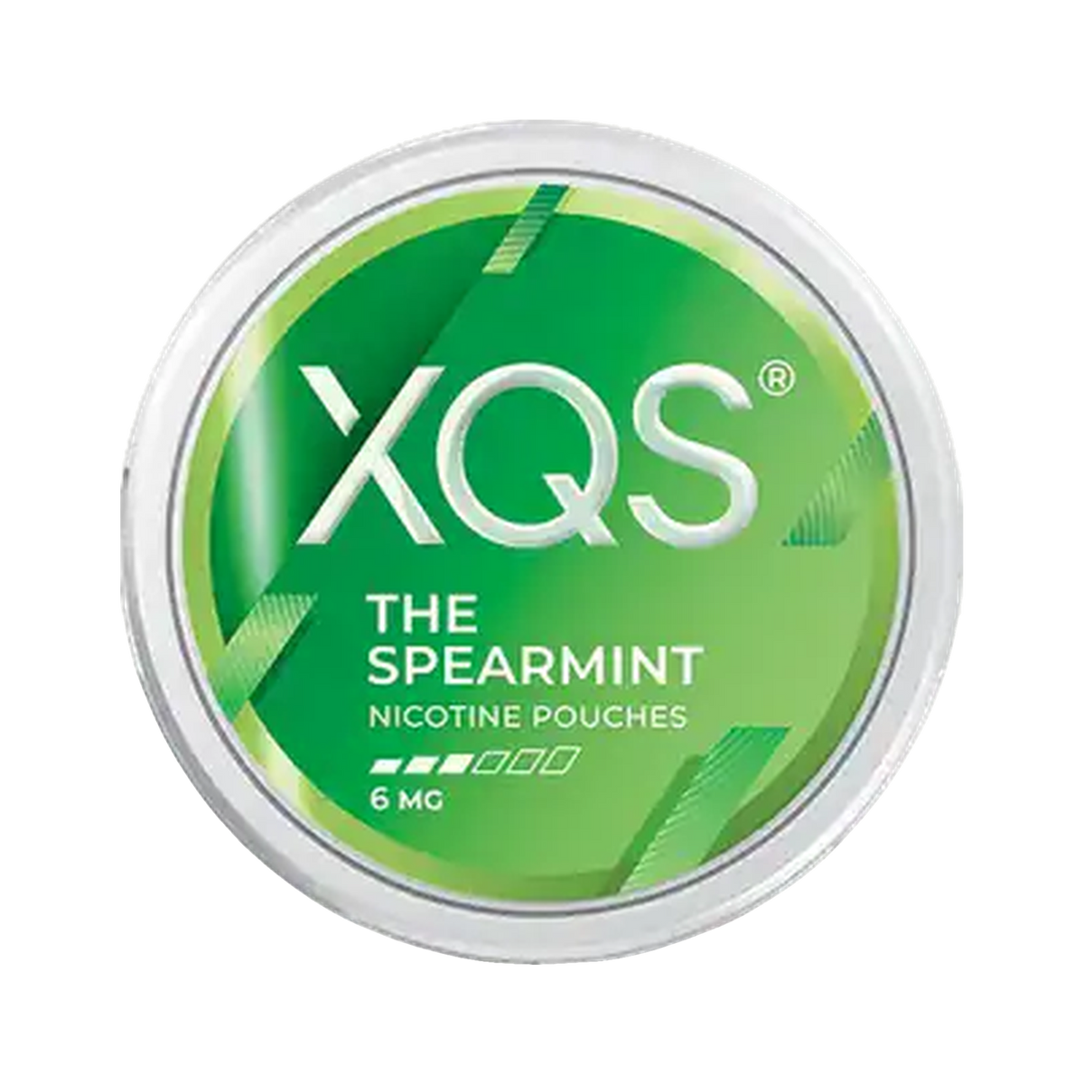 XQS The Spearmint 6 mg can, front