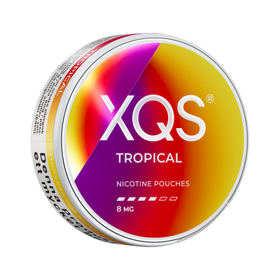 XQS Tropical 8mg can, right side