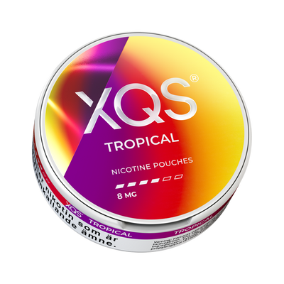 XQS Tropical 8mg can, low view