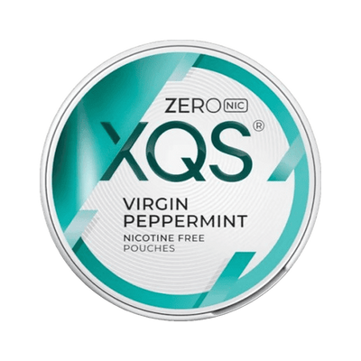XQS Virgin Peppermint Zero Nic can, front