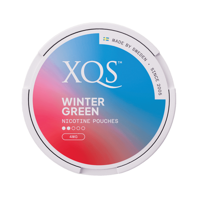 XQS Wintergreen Light can, front