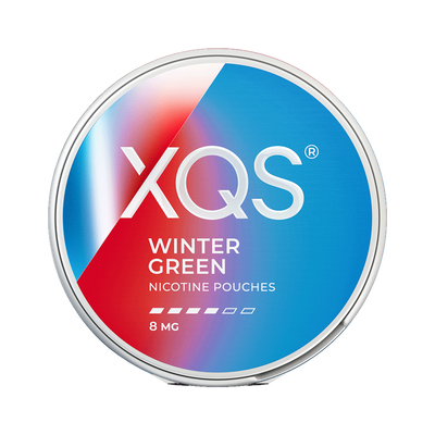 XQS Wintergreen Strong can, front
