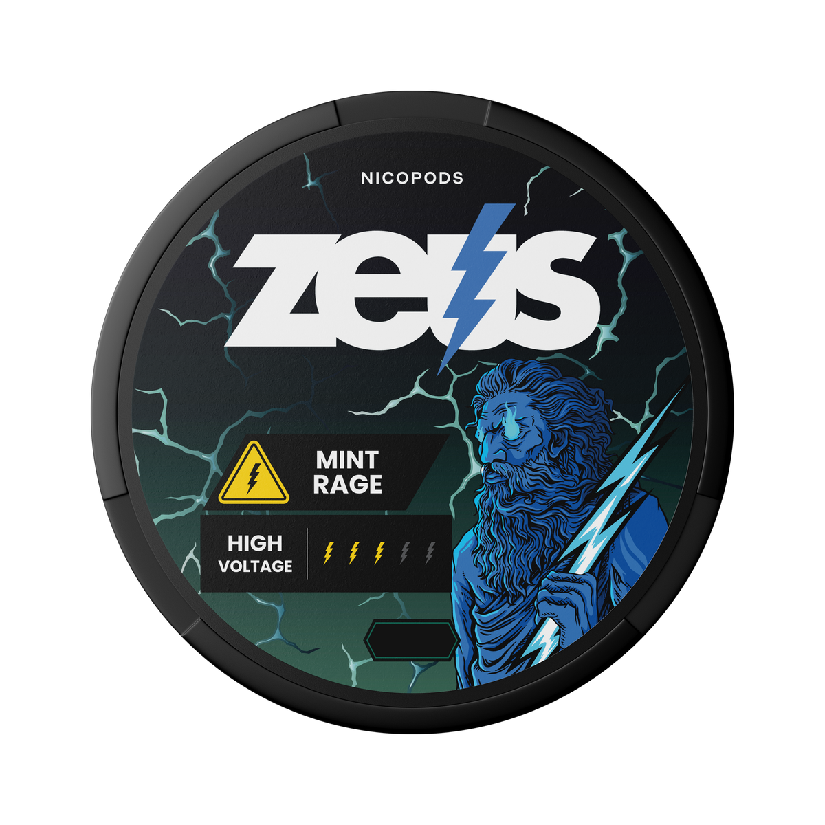ZEUS Mint Rage 4 mg can, front