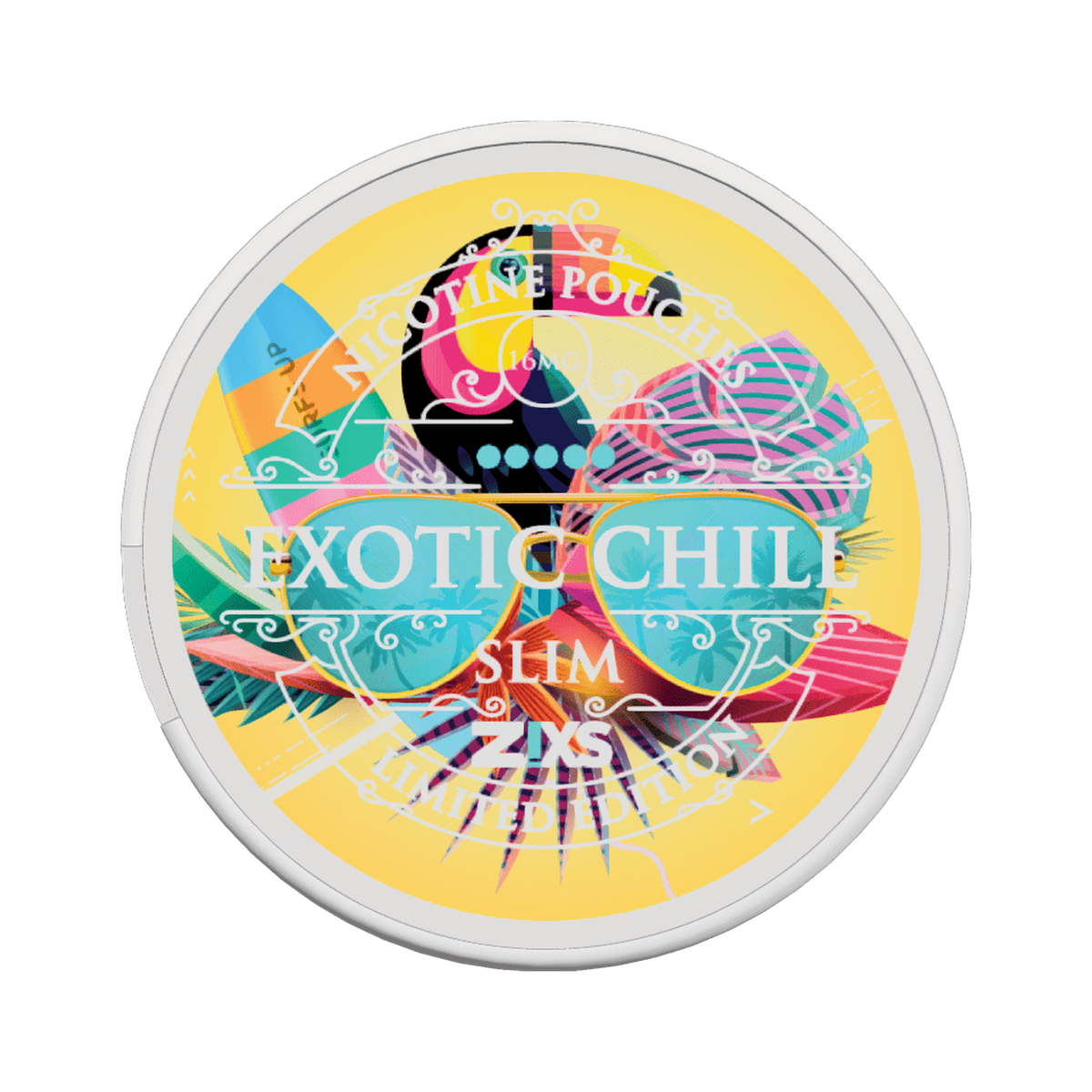 Zixs Exotic Chill Slim can, front