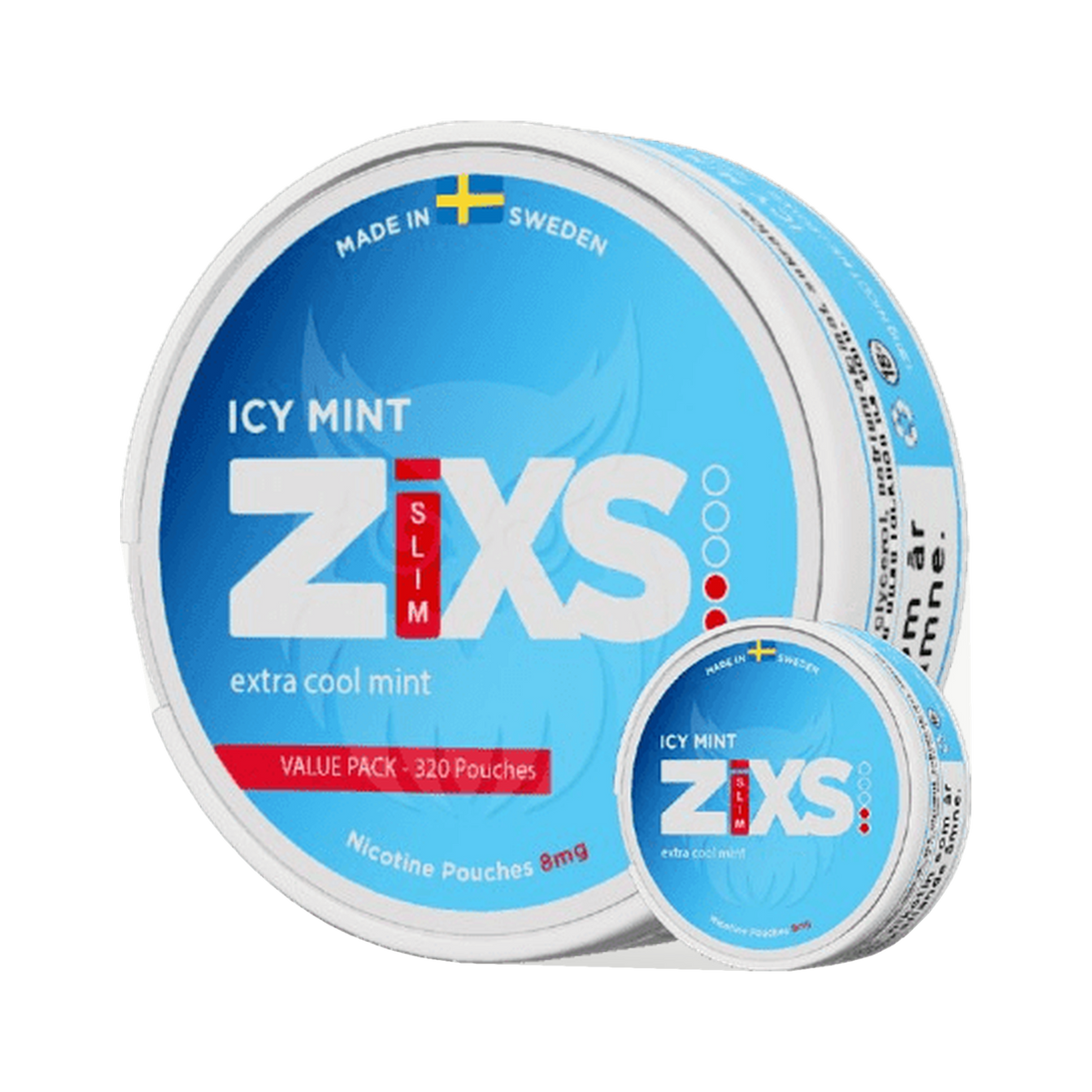 Zixs Icy Mint Jumbo Can can, front
