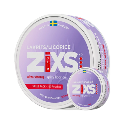 Zixs Lakrits Jumbo Can can, front