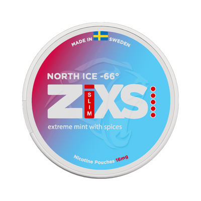 Zixs North Ice Slim can, front