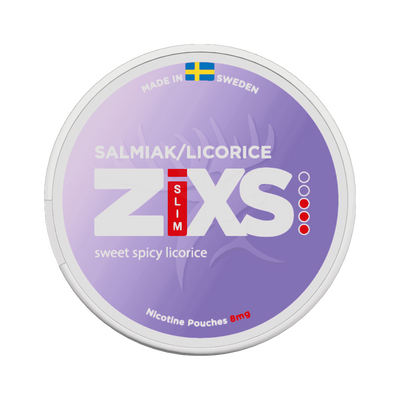 Zixs Salmiak Slim can, front