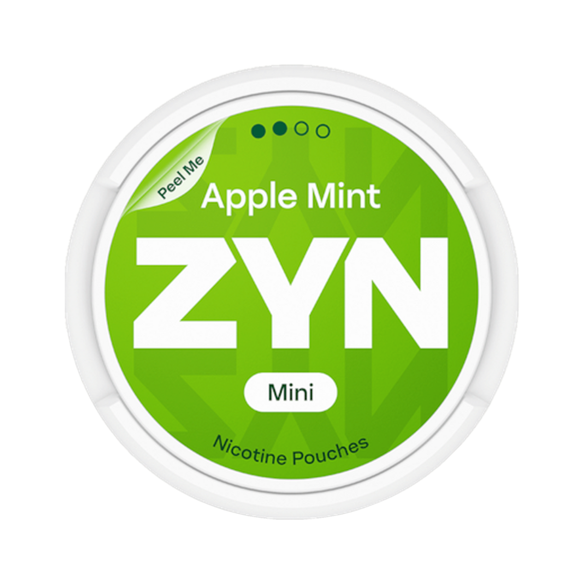 ZYN Apple Mint Mini 6mg (S4) | Bäst före: 14/09/2026 can, front