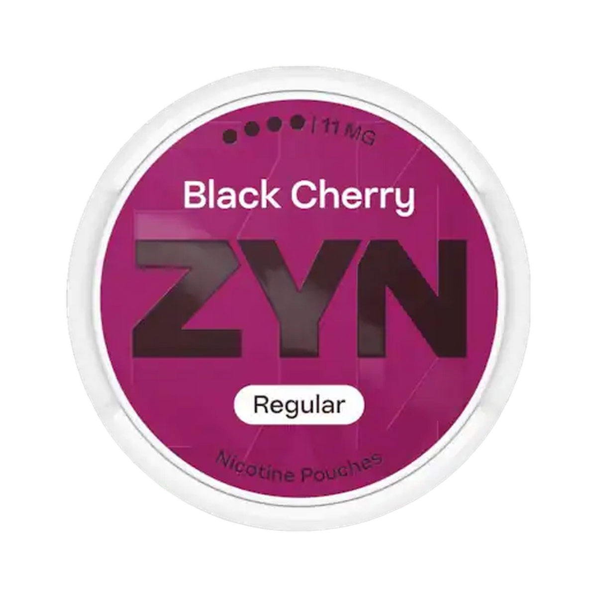 ZYN Black Cherry Regular 11mg (S4) can, front