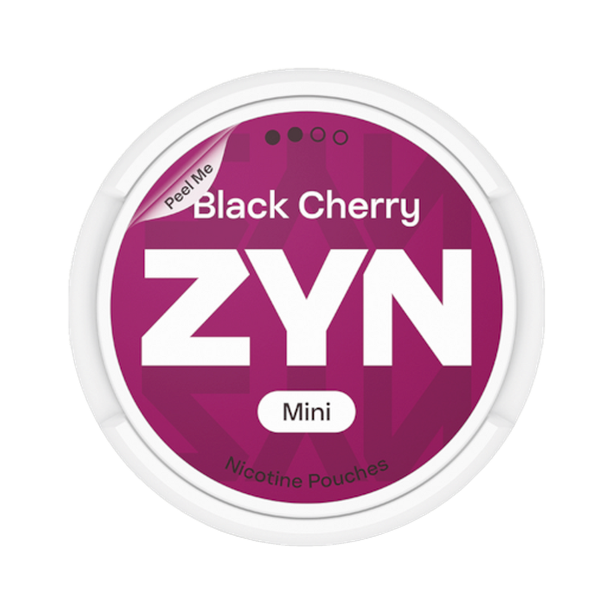 ZYN Black Cherry Mini 3mg (S2) can, front