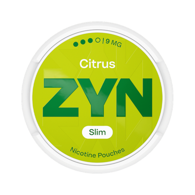 ZYN Citrus Slim 9mg (S3) can, front