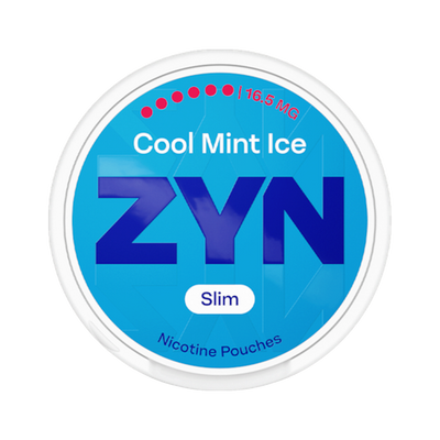 ZYN Cool Mint Ice Slim 16.5mg (S6) can, front