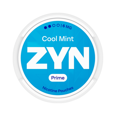 ZYN Cool Mint Prime Mini 6mg (S2) can, front