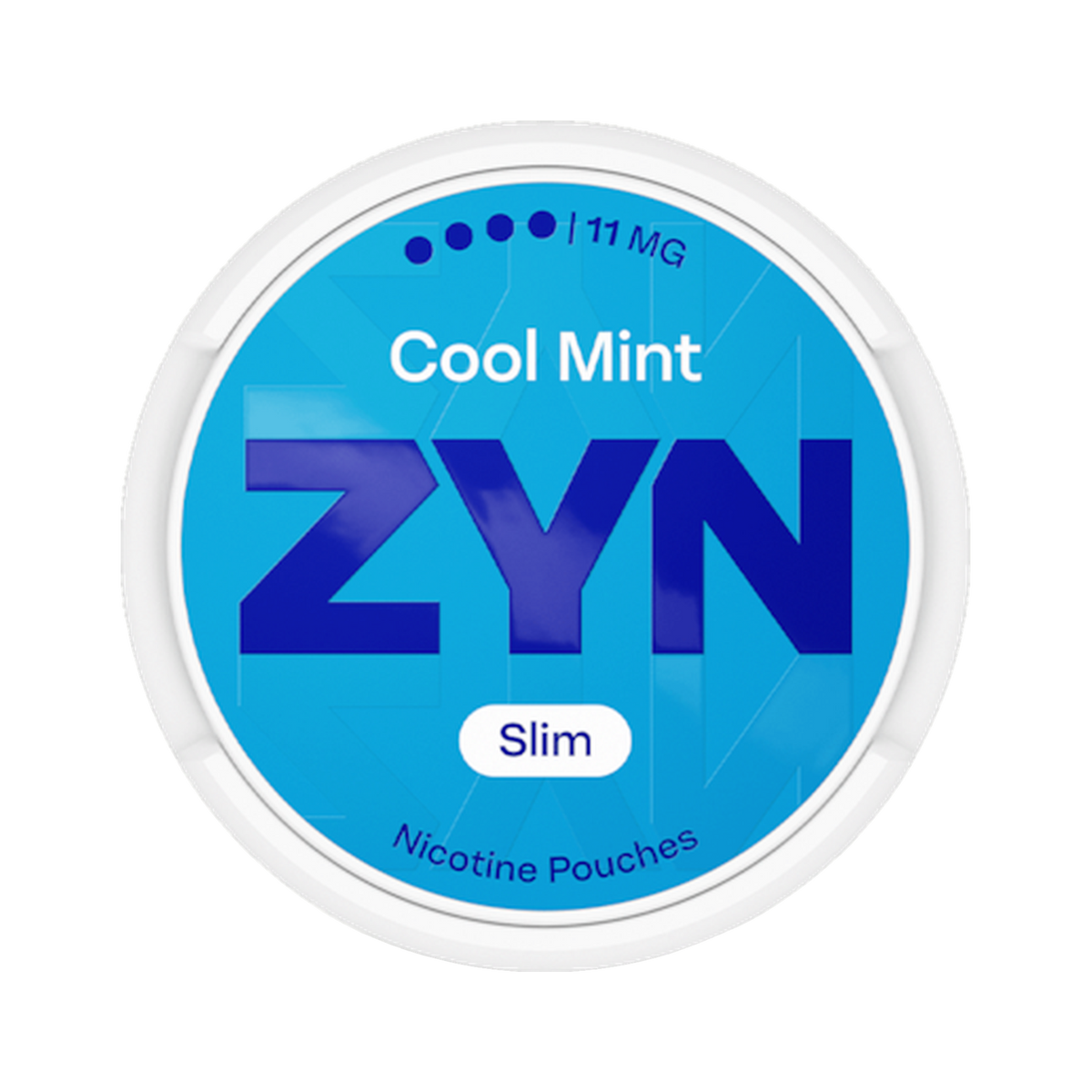 ZYN Cool Mint Slim 11mg (S4) can, front