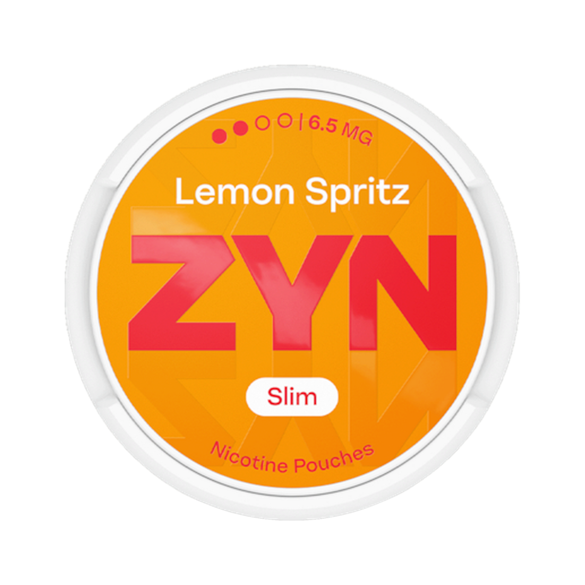 ZYN Lemon Spritz Slim 6.5mg (S2) can, front