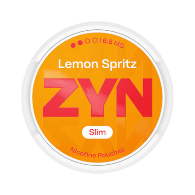 ZYN Lemon Spritz Slim 6.5mg (S2) can, front