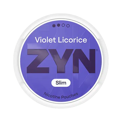 ZYN Violet Licorice Slim 6.5mg (S2) | Bäst före: 01/09/2026 can, front
