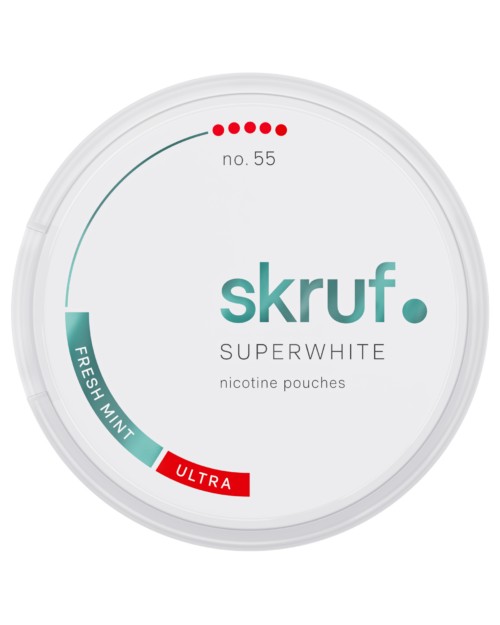 Skruf Super White Slim Fresh no55