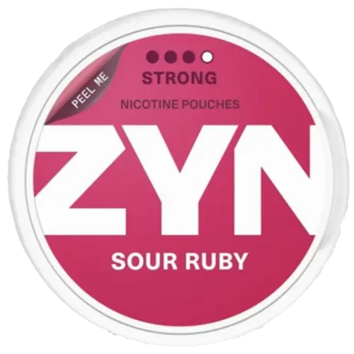 ZYN Sour Ruby Strong