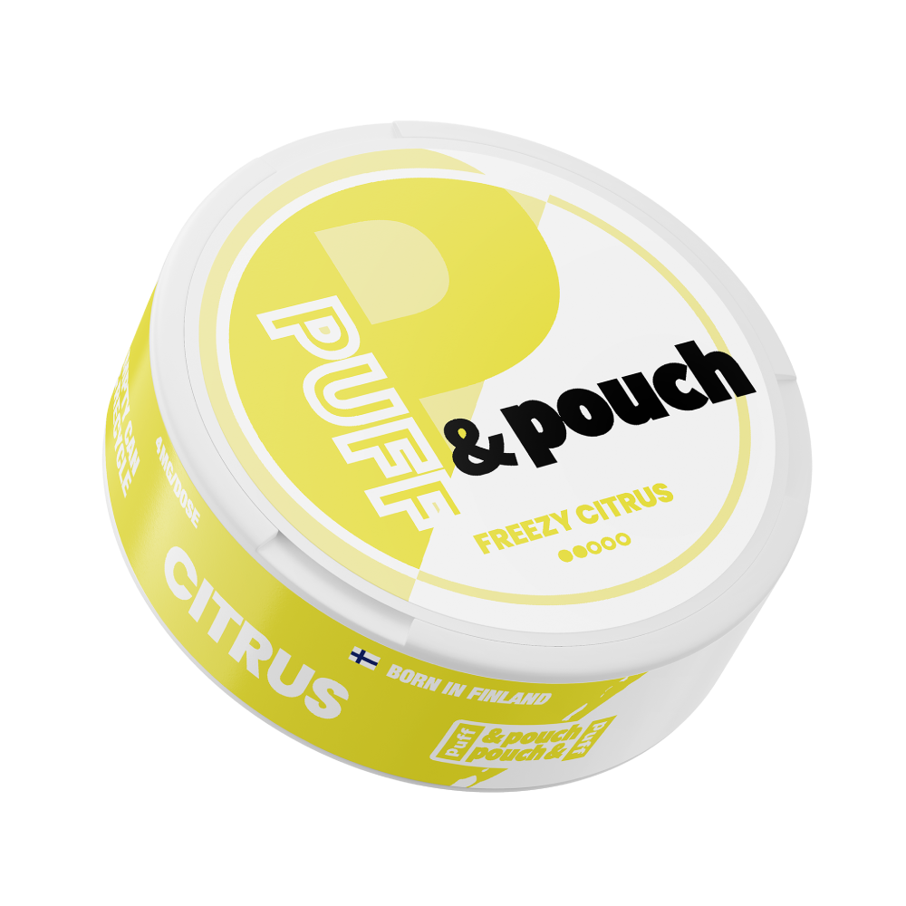 Puff & Pouch Freezy Citrus 4mg 1 Puff & Pouch Freezy Citrus 4mg