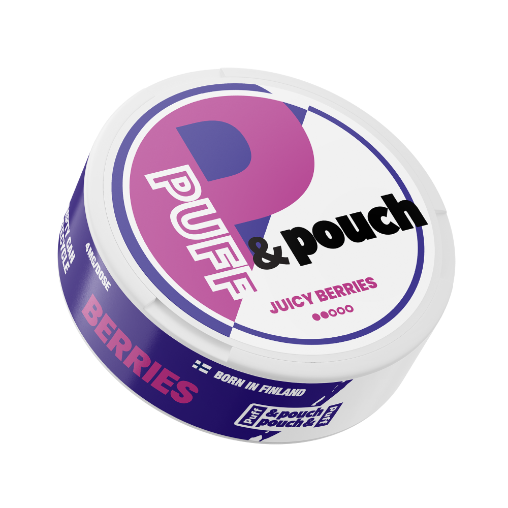 Puff & Pouch Juicy Berries 4mg 1 Puff & Pouch Juicy Berries 4mg