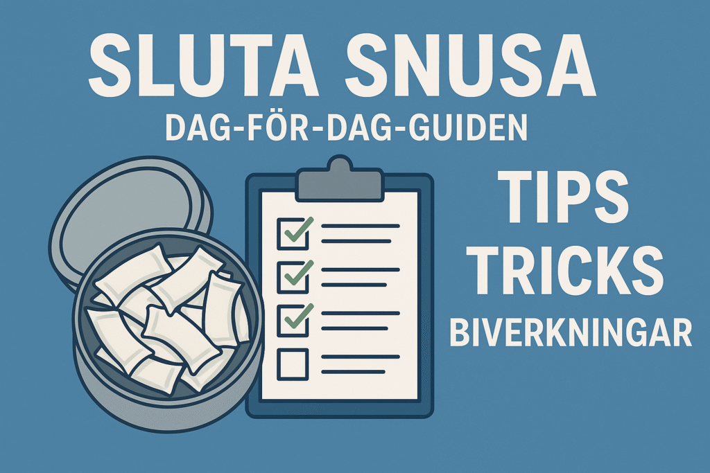 Sluta snusa – dag-för-dag-guiden för 2025 - Whitelip.se